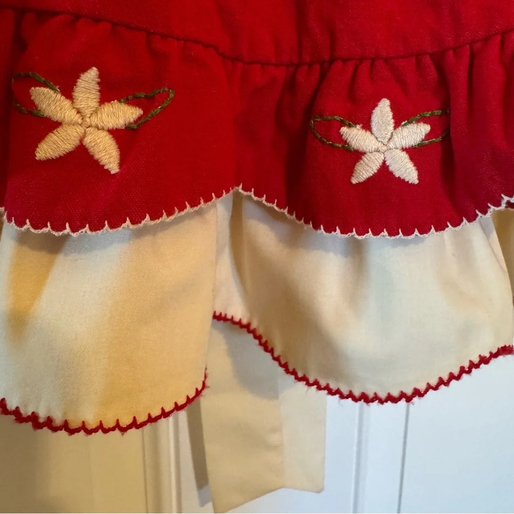 Well Dressed Wolf Classic Good Cheer Red White Dress Holiday Christmas Girls 3